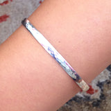 Sterling Silver Hammered Bangle