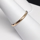 Set of 4 Two-Tone Sterling Silver/Gold-Filled Rings