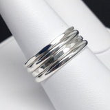 Set of 4 Sterling Silver Rings