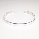 Sterling Silver Hammered Bangle